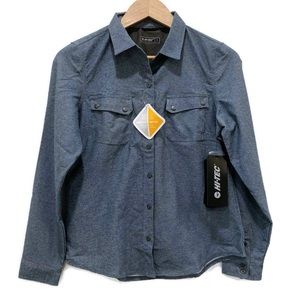 HI-TEC DRI-TEC LONG SLEEVE BUTTON FRONT SHIRT